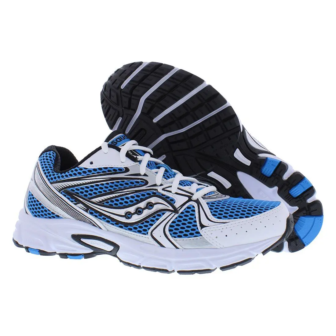 Saucony Ride Millennium Unisex Shoes - White/Diva Blue, Main: Blue
