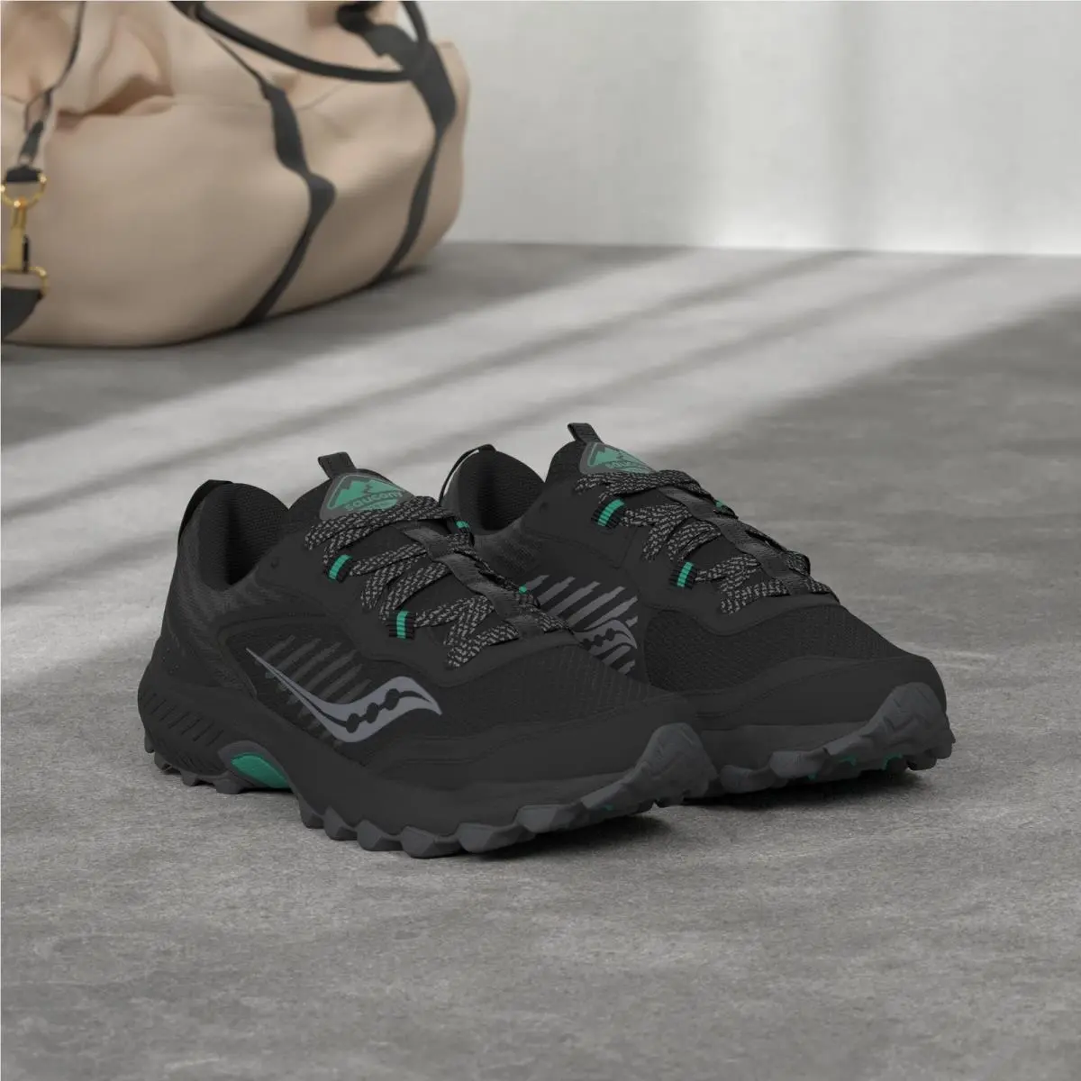 Saucony shoes - Black/Jade (UPC: 194917864029) 0