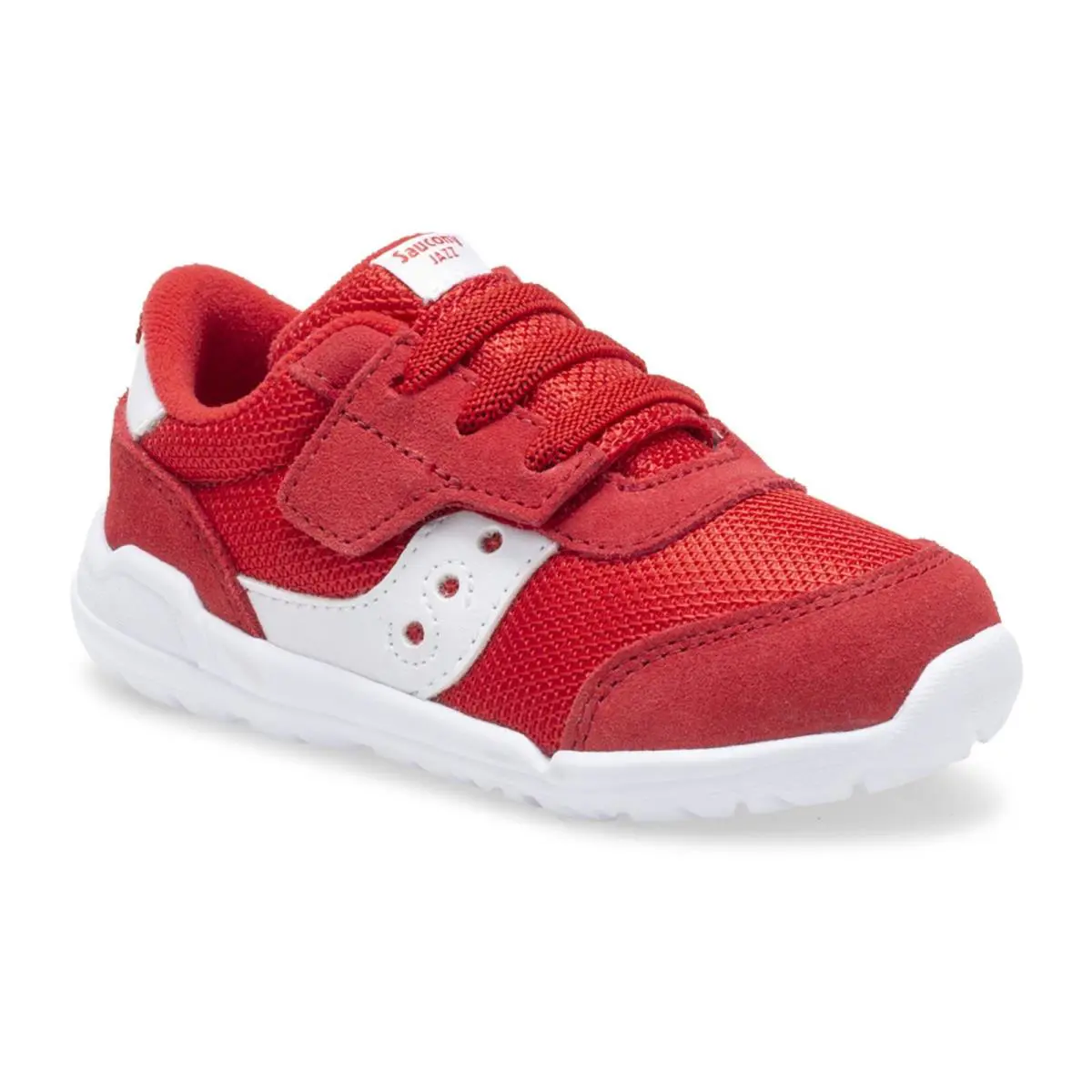 Saucony Jazz Riff SL262496 Sneakers Kids US 9.5 Red White Comfort Shoes ZAP1338 - Red