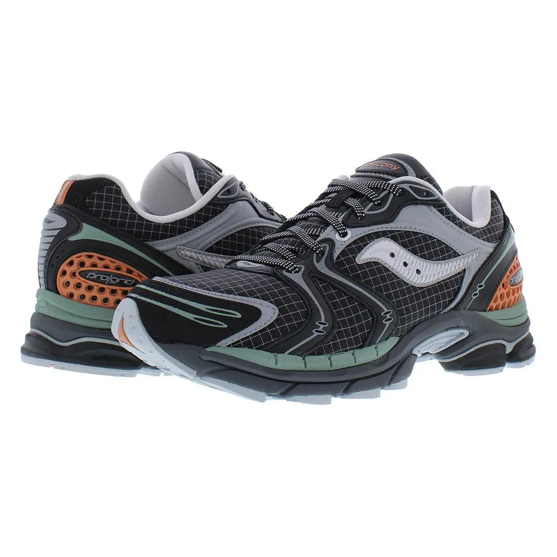 Saucony shoes - Shadow/Silver, Main: Black 1