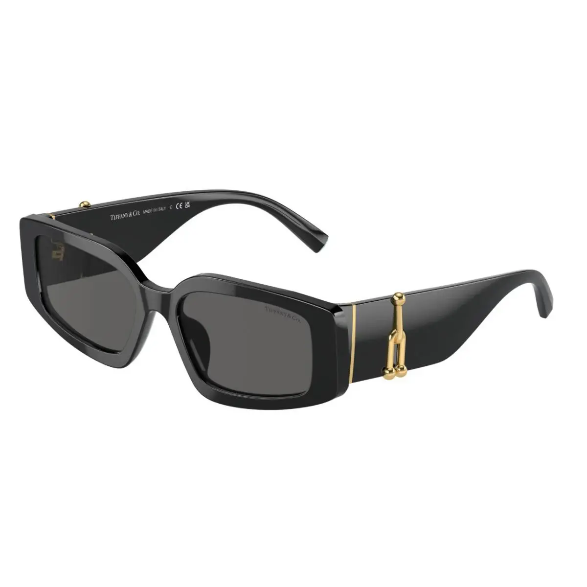 Tiffany Co TF4208U 8001S4 Black - Gold 54mm Sunglasses / /