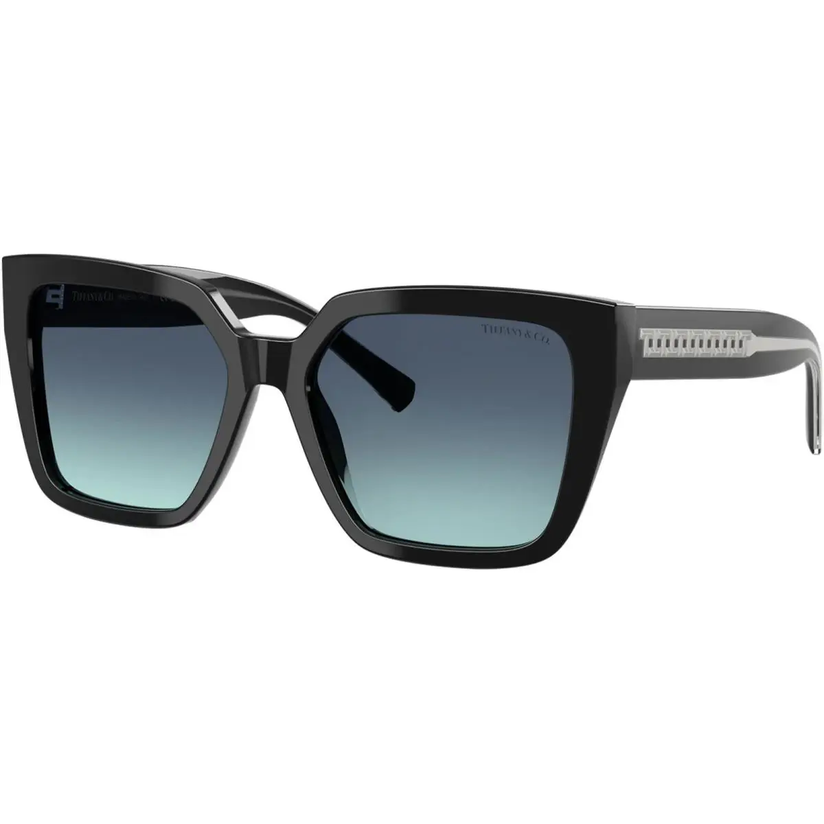Tiffany Co TF4235 83429S Black - Azure Blue 55mm Sunglasses / /