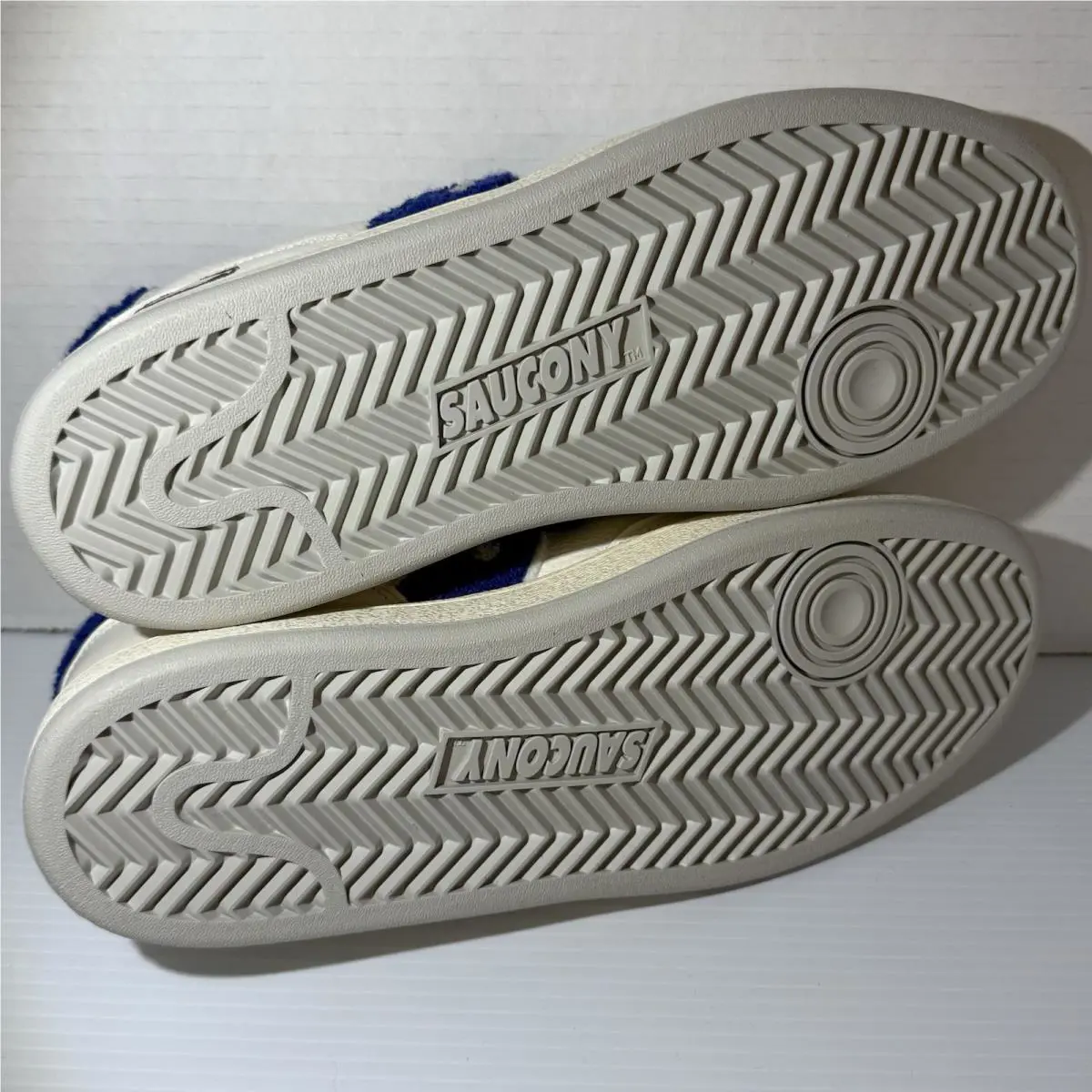Saucony shoes - Saucony Jazz Court Maybe Tomorrow Varsity Shoes - S70682-4 - Off White / Blue (UPC: 195019639867) 13