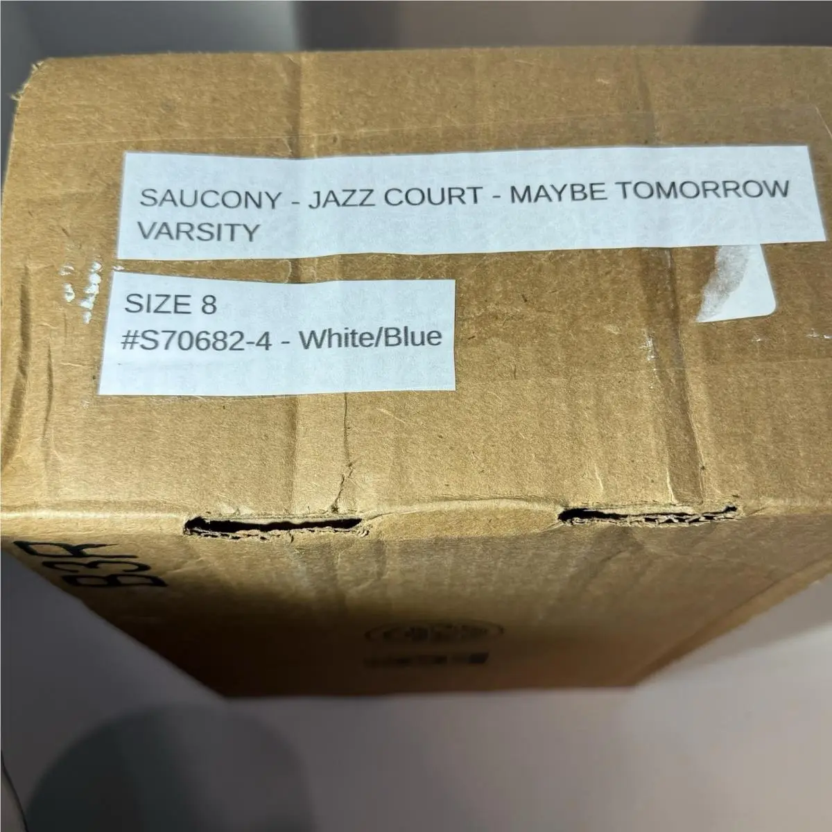 Saucony shoes - Saucony Jazz Court Maybe Tomorrow Varsity Shoes - S70682-4 - Off White / Blue (UPC: 195019639867) 16
