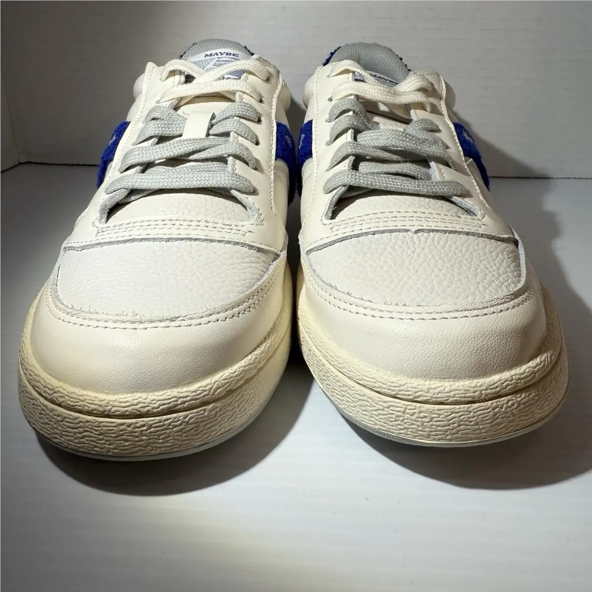 Saucony shoes - Saucony Jazz Court Maybe Tomorrow Varsity Shoes - S70682-4 - Off White / Blue (UPC: 195019639867) 3