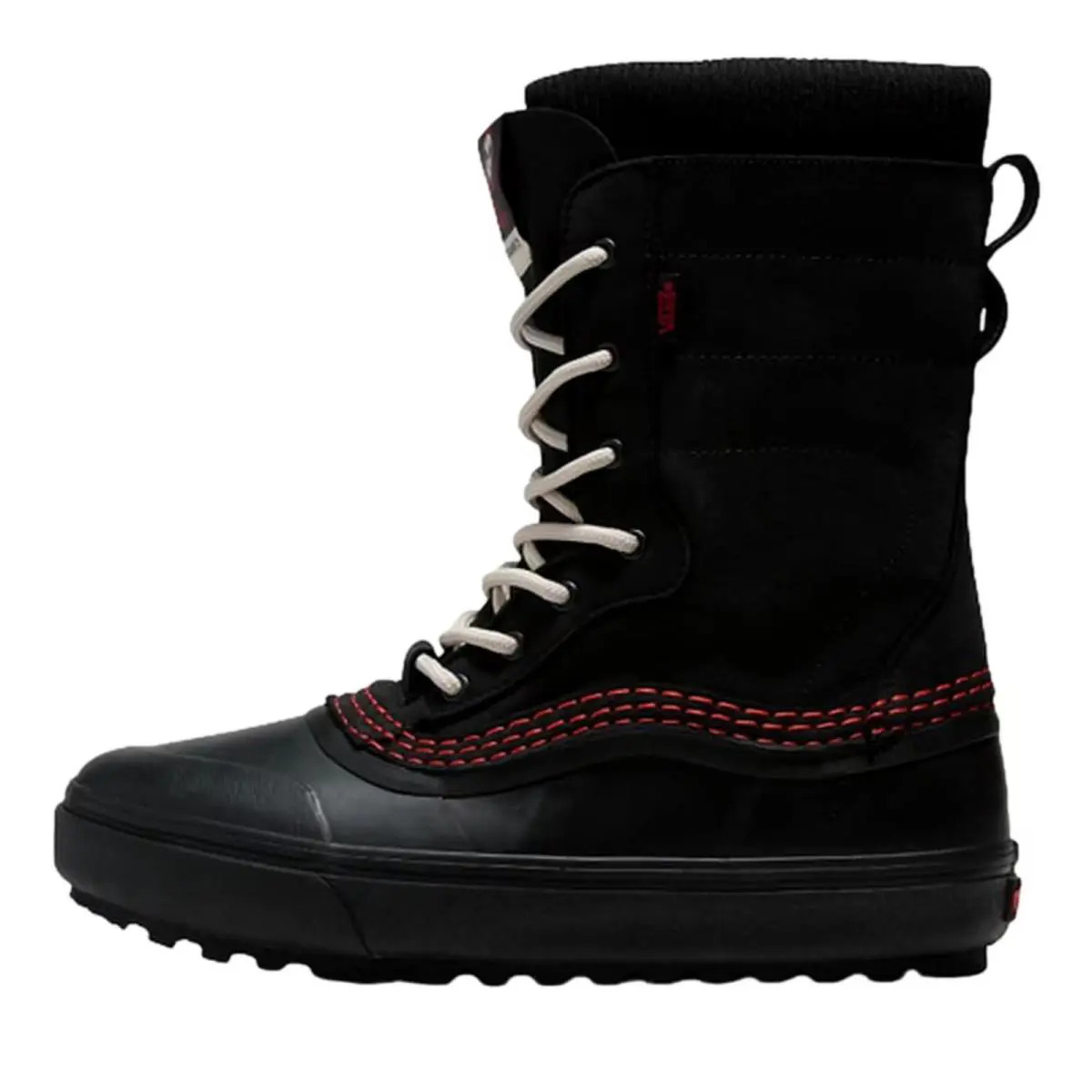 Vans Standard Zip Snow Mte Boot Black VN0A5JI5BLA Men`s Size 7.5 Medium - Black