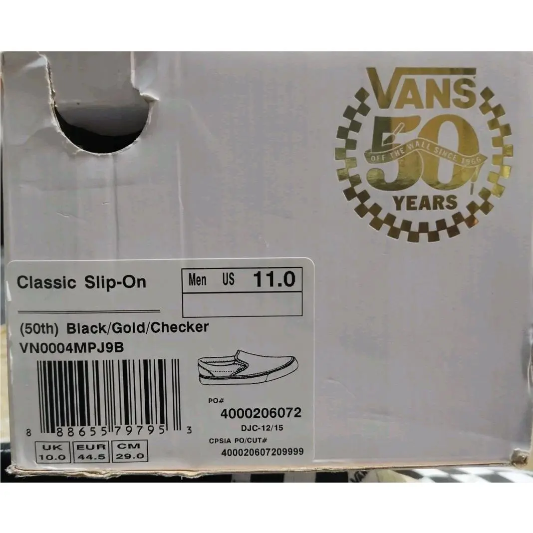 Vans shoes - VANS Slip On - Slip - Black 3