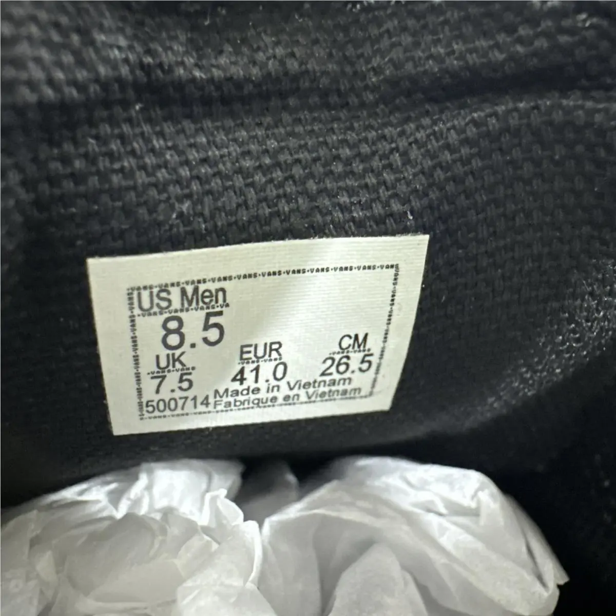 Vans shoes - VANS Slip On - Slip - Black 12