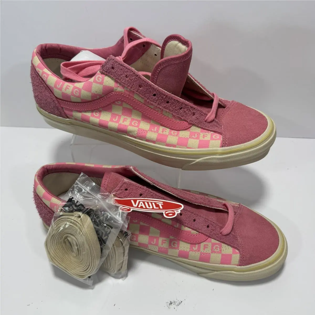 Vans shoes - OG Style 36 LX - Style - VN0A4BVE6X7 - Pink, Cream 0
