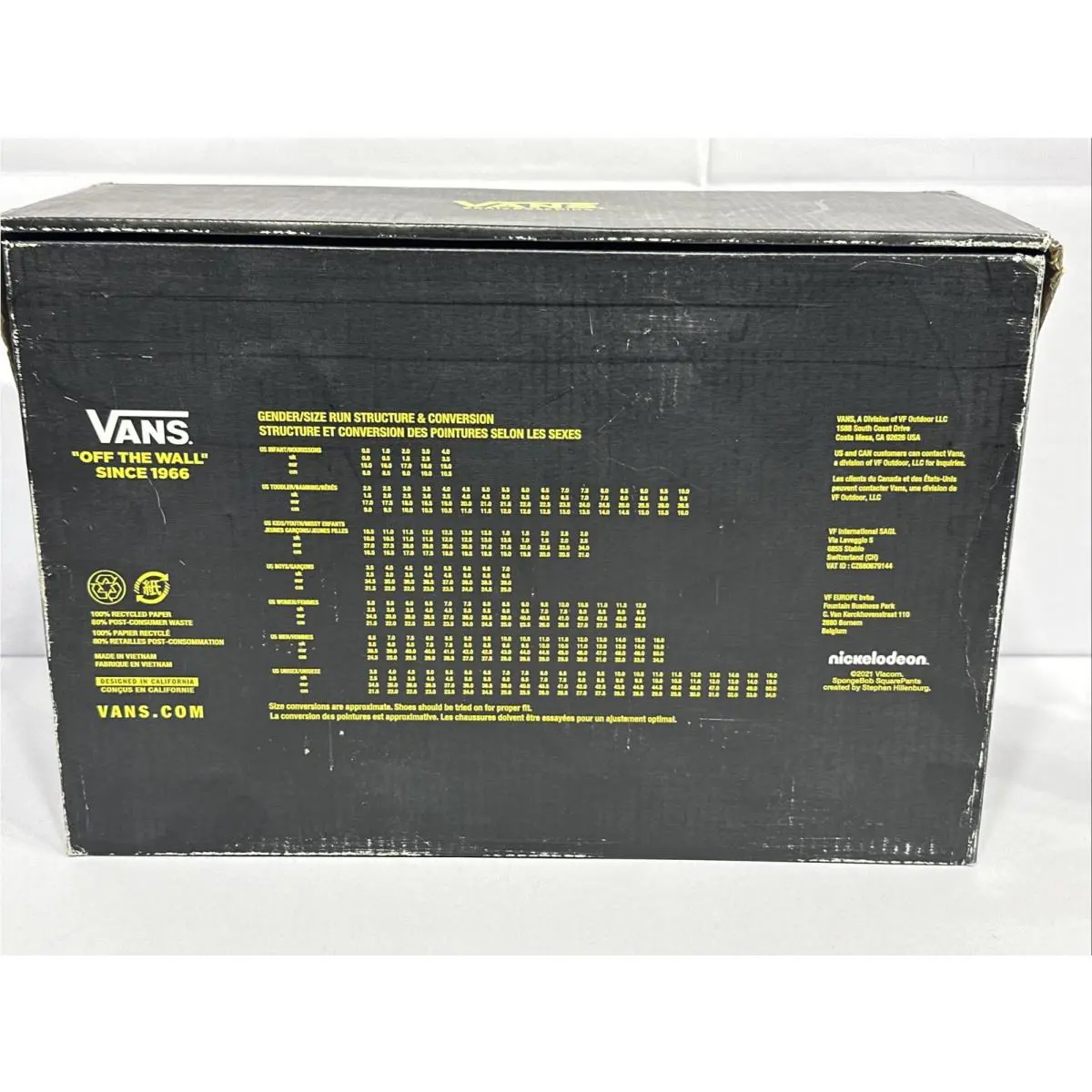 Vans shoes - Vans Sk8 Hi - (Spongebob) Gigliotti Black/Yellow 16