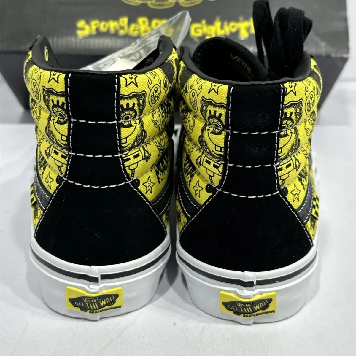 Vans shoes - Vans Sk8 Hi - (Spongebob) Gigliotti Black/Yellow 6