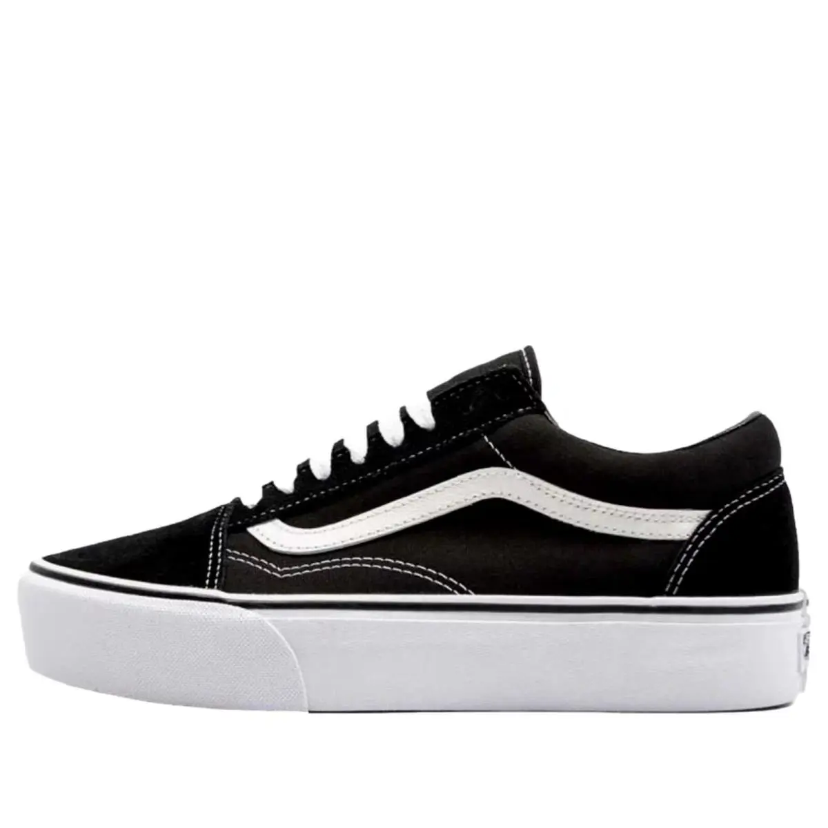 Vans Old Skool Platform Black / White VN0A3B3UY28 Men`s Size 5 Medium - Multicolor