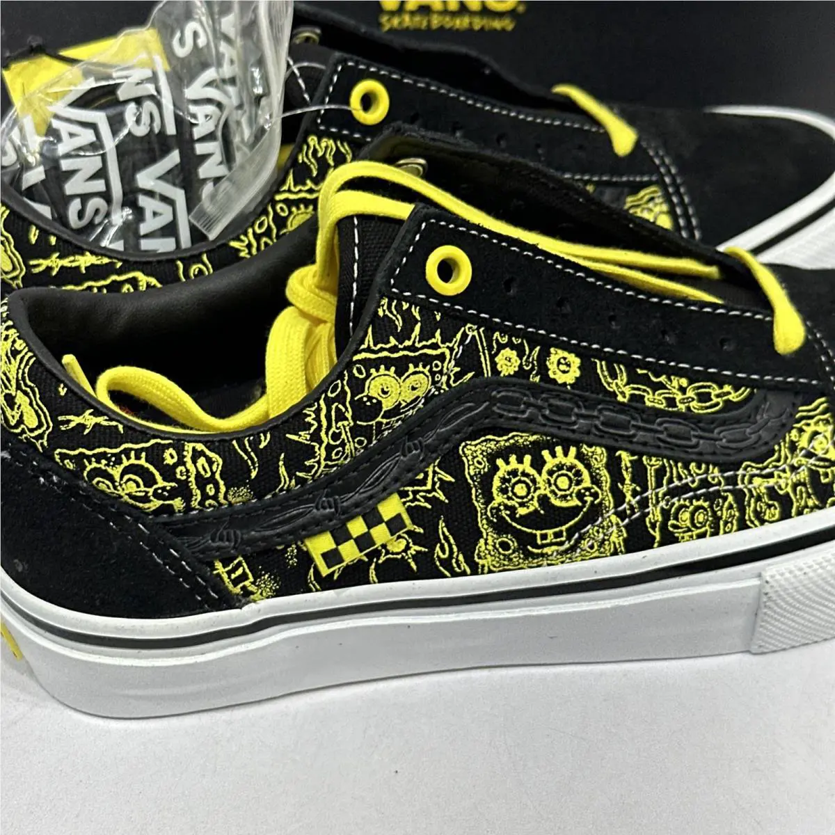 Vans shoes - VANS Old Skool - Old Skool - Black, Manufacturer: Black/Yellow 3
