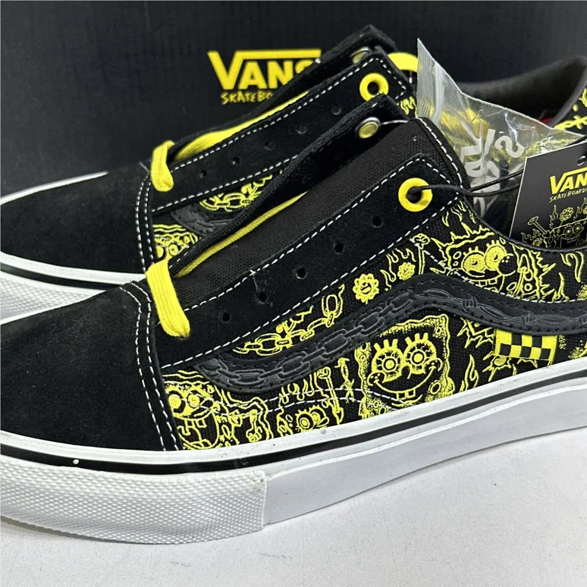 Vans shoes - VANS Old Skool - Old Skool - Black, Manufacturer: Black/Yellow 7