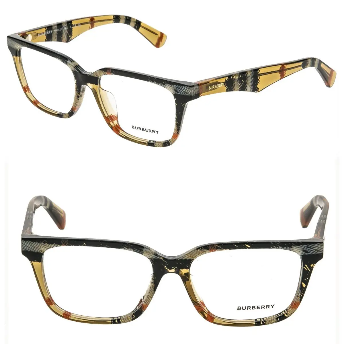 Burberry BE2425D Brown Check Classic Print Eyeglasses Optical Frame 54mm 2425