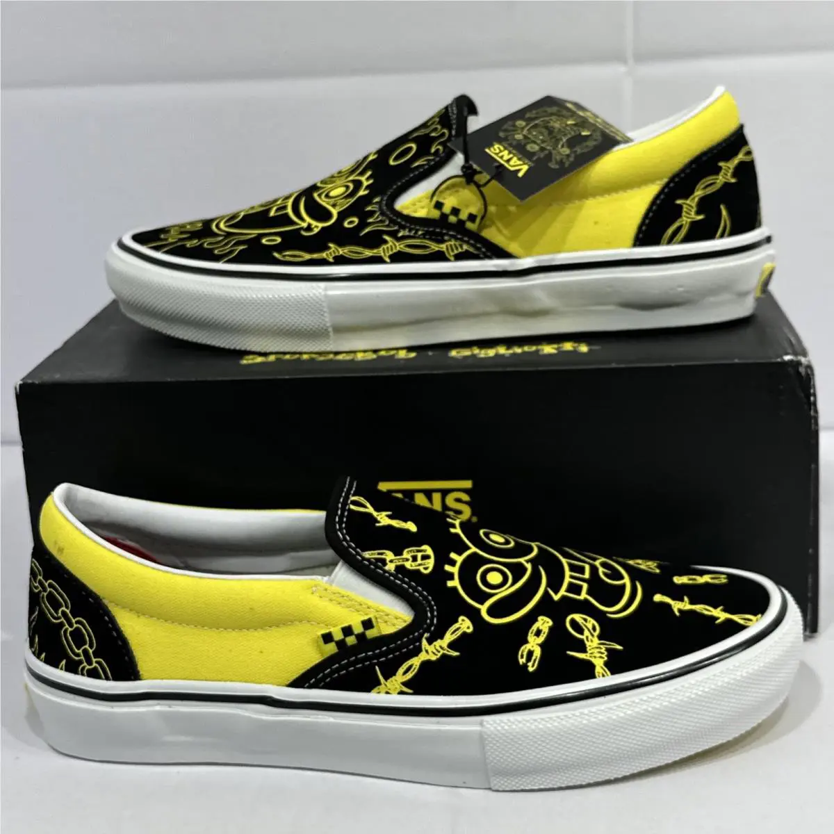 Vans shoes - Vans Spongebob Cartoon - Spongebob Cartoon - Black 0
