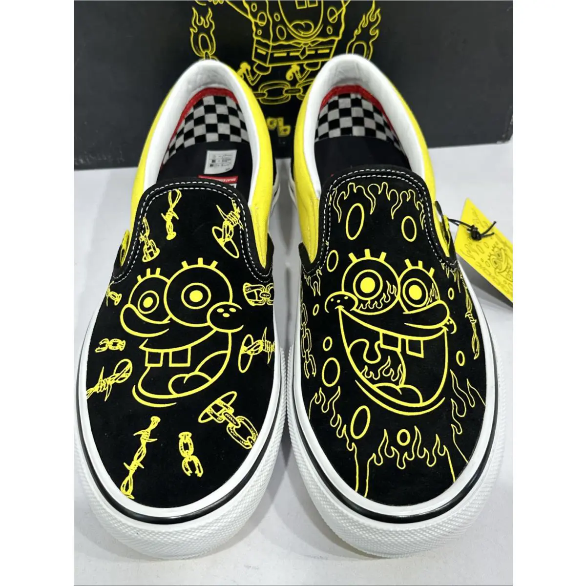Vans shoes - Vans Spongebob Cartoon - Spongebob Cartoon - Black 2