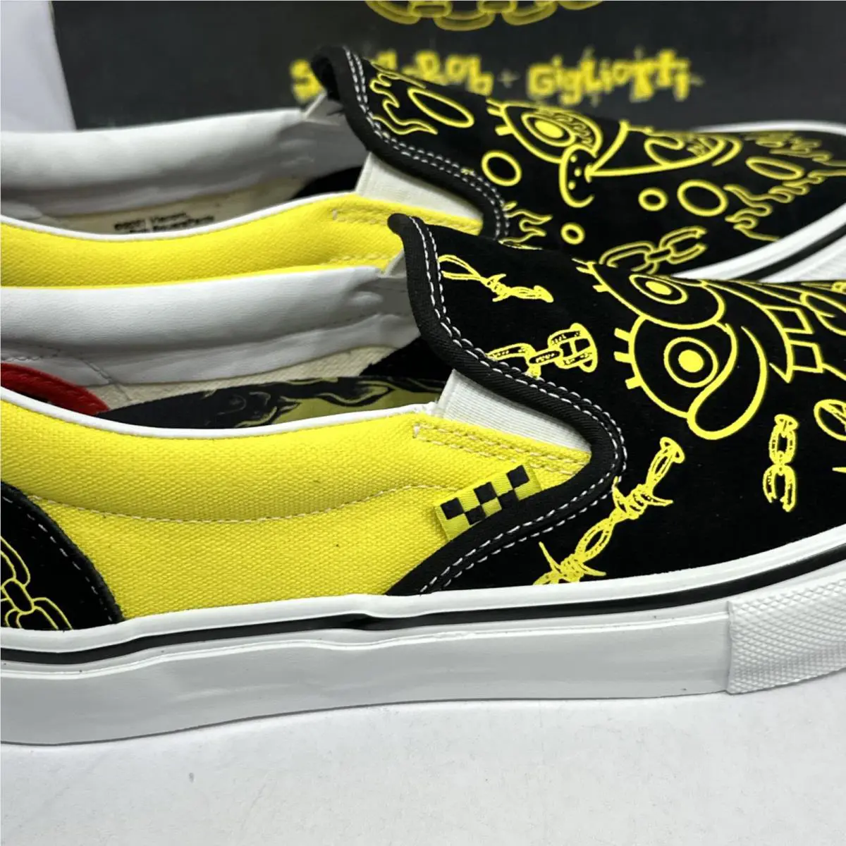 Vans shoes - Vans Spongebob Cartoon - Spongebob Cartoon - Black 4