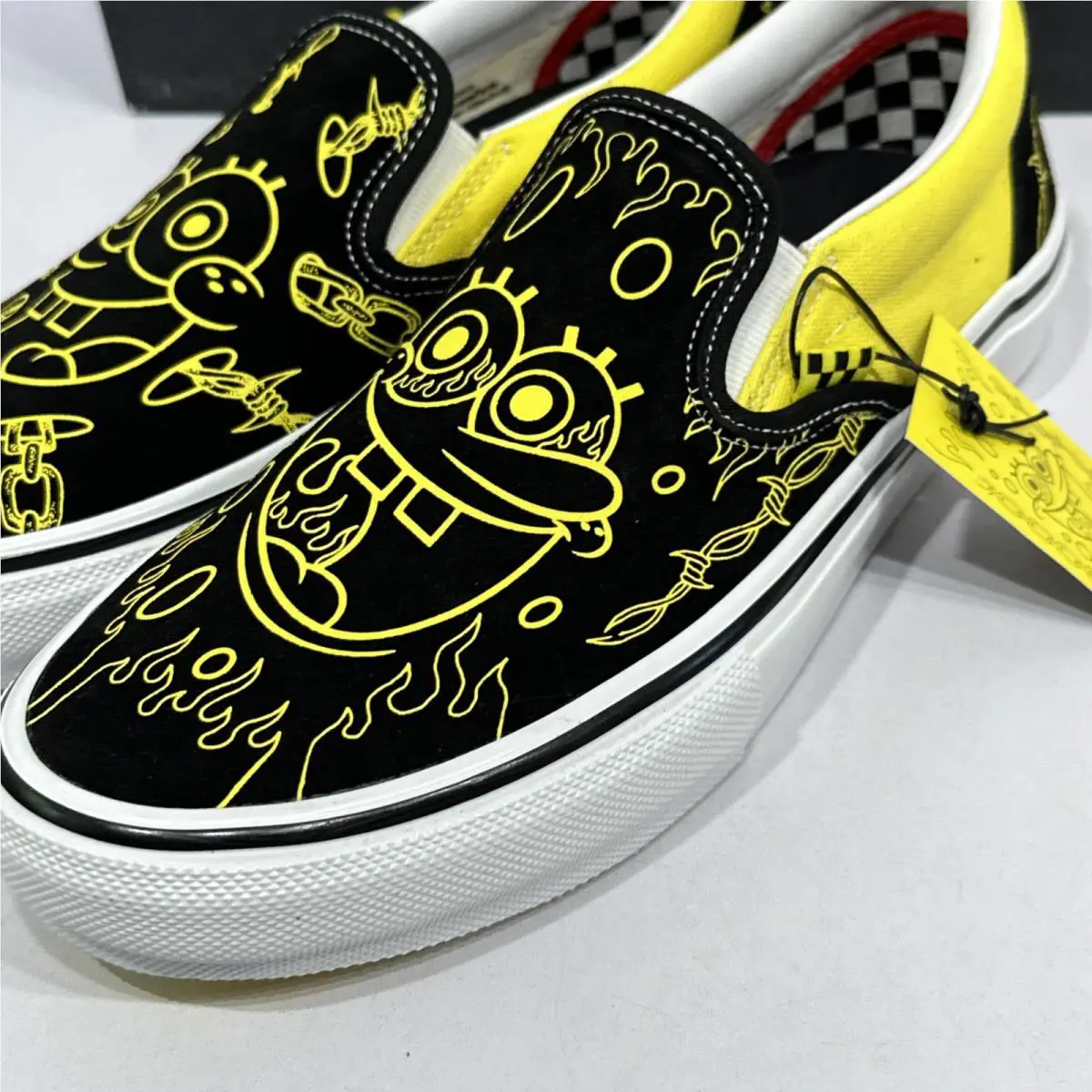 Vans shoes - Vans Spongebob Cartoon - Spongebob Cartoon - Black 7