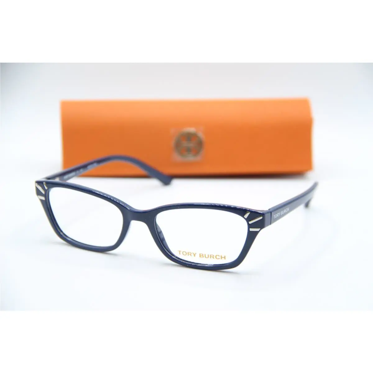 Tory Burch TY 4002 1370 Blue Silver Frames Eyeglasses 50-16