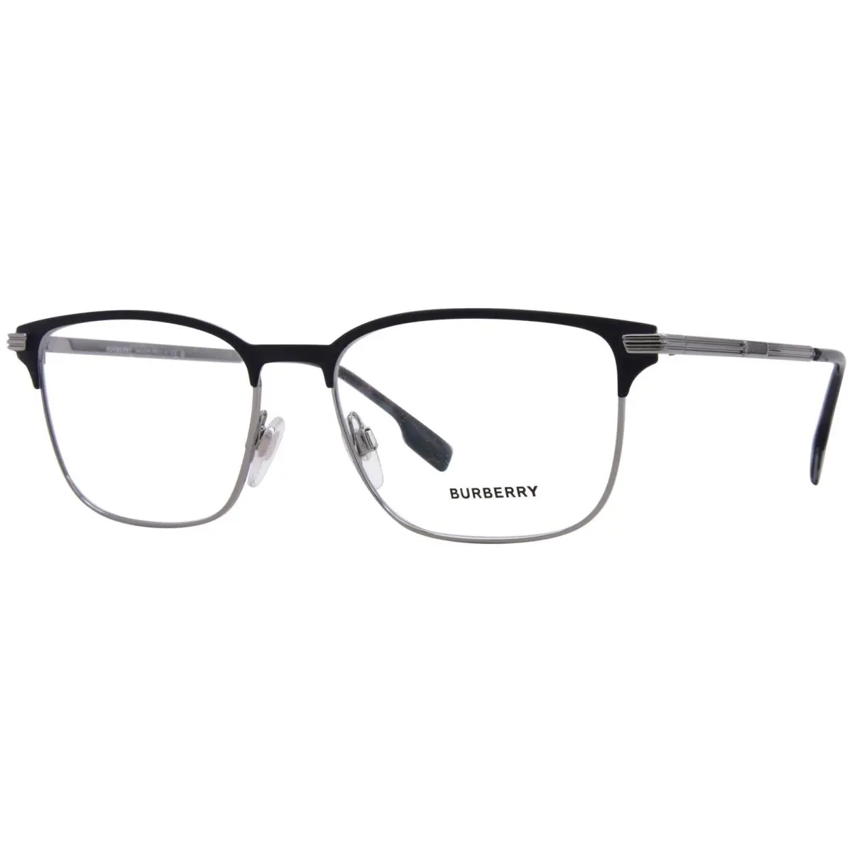 Burberry BE1372 1003 Eyeglasses Men`s Blue Full Rim Rectangle Shape 57mm