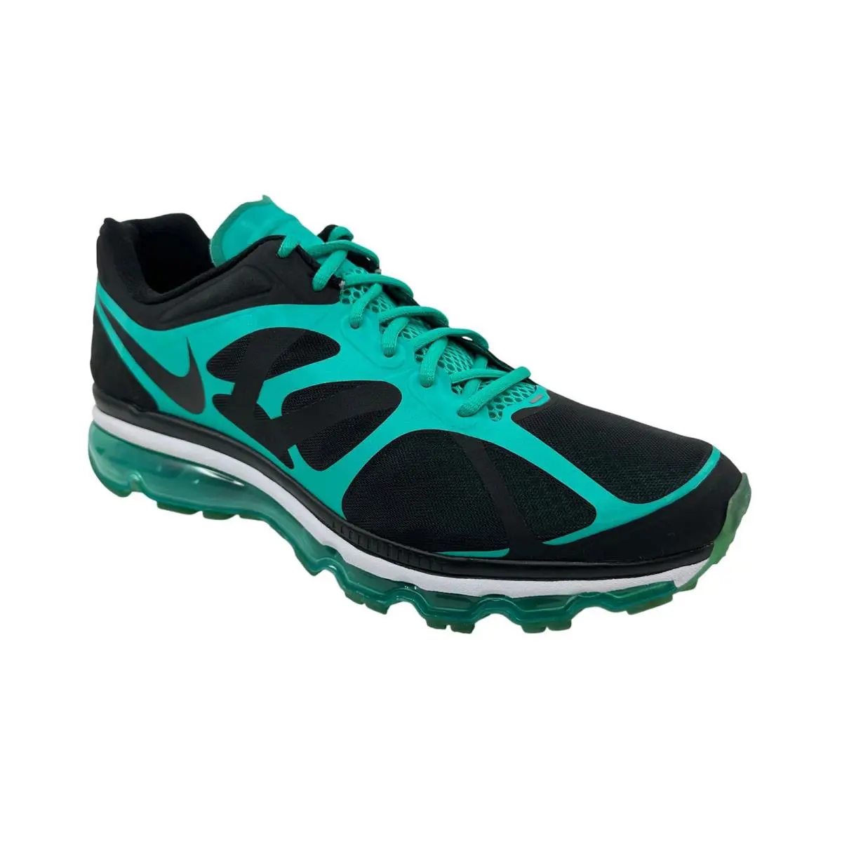 Nike shoes - Nike Air Max+ 2012 - Air - 487982 004 - Black, Manufacturer: Black New Green 6