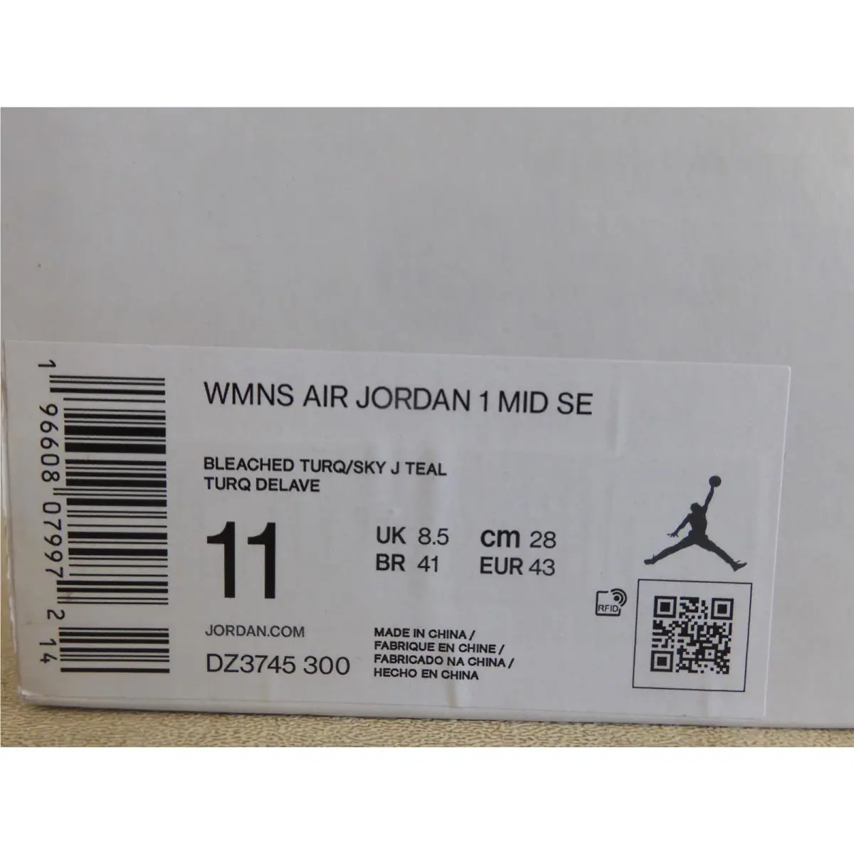 Nike shoes - Air Jordan 1 Mid SE - DZ3745 300 - Blue 14