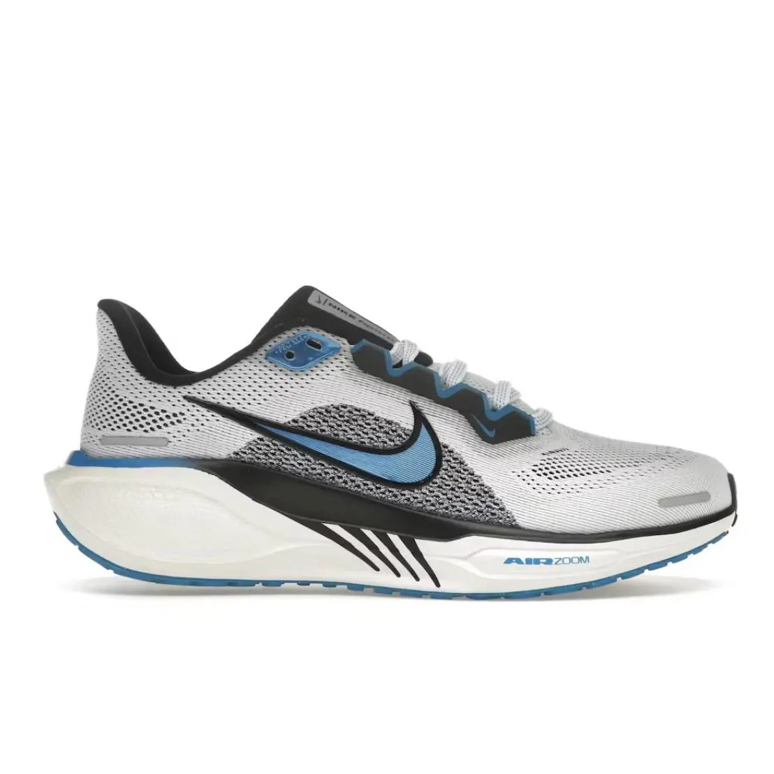 Nike Mens Air Zoom Pegasus 41 Running Shoes HV5218 100 - WHITE PHOTO BLUE BLACK SAIL