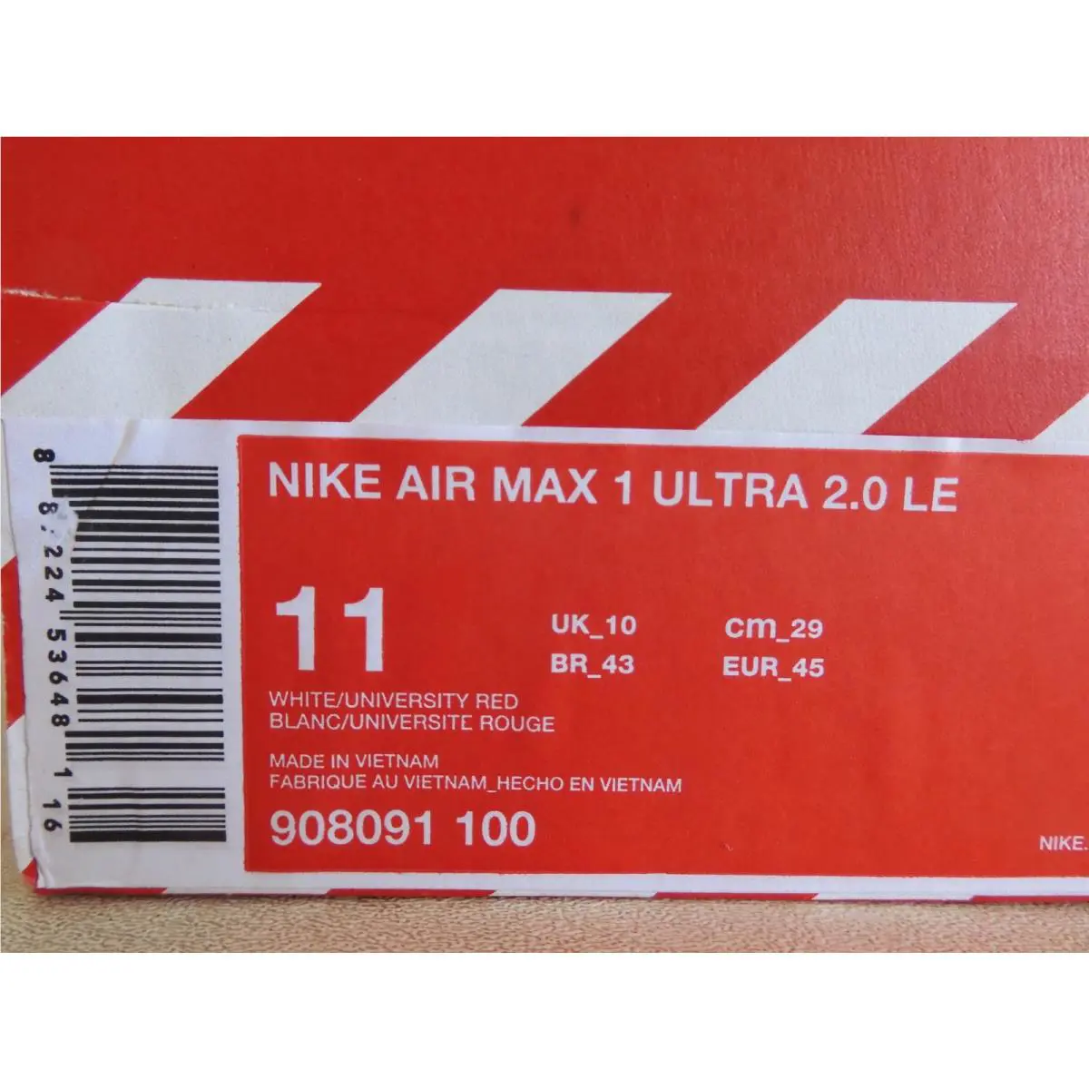 Nike shoes - Nike Air Max 1 - Air Max - 908091-100 - White 20