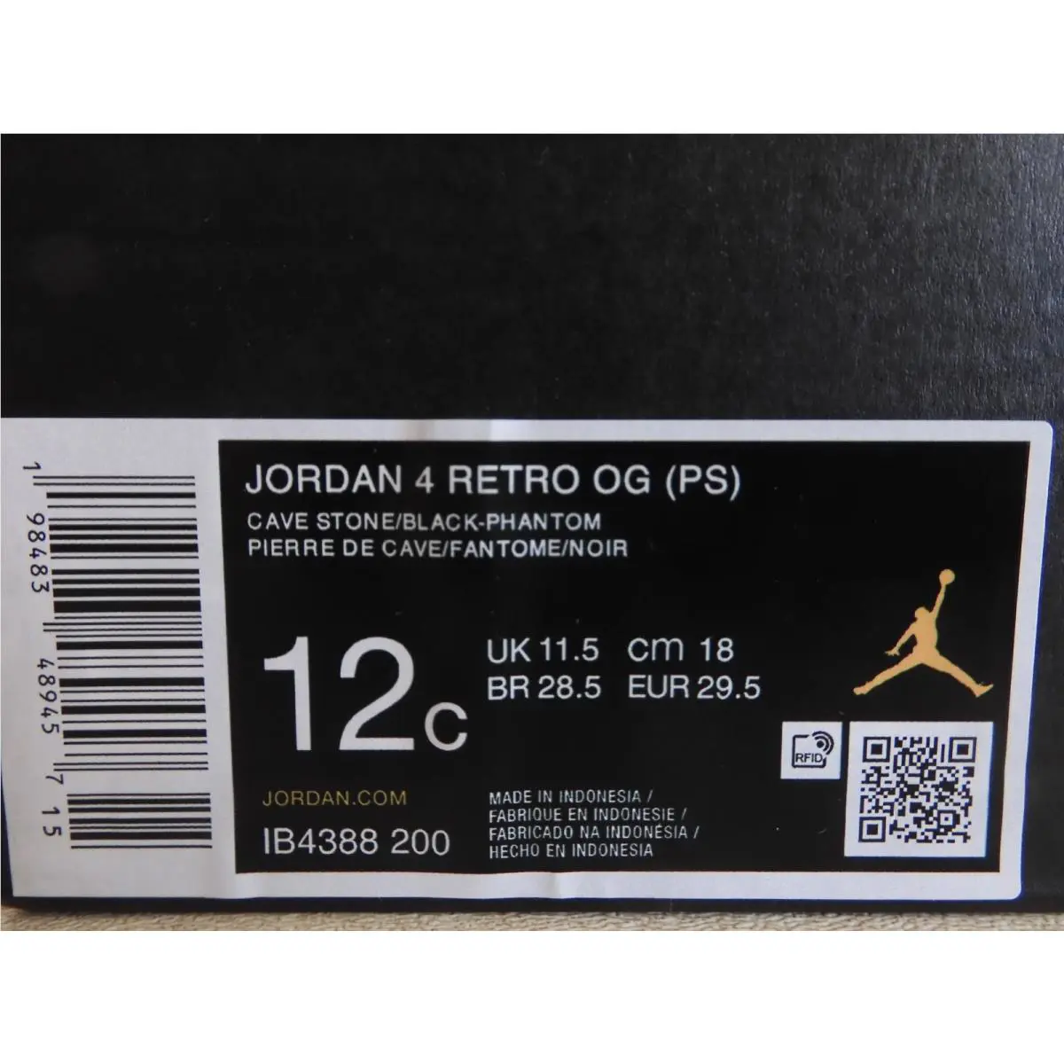 Nike shoes - Air Jordan 4 - Air - IB4388200 - Brown 14