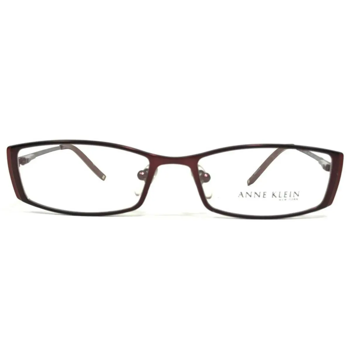 Eyeglasses Frames Akny 9085 513 Burgundy Red Rectangular 49-16-135 by Anne Klein