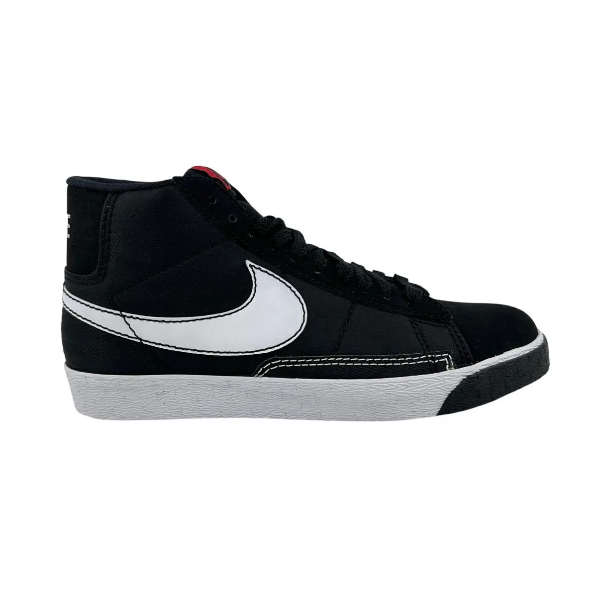 Nike Blazer High Black White Red Mens Athletic Sneaker - Black, Manufacturer: Black White Red