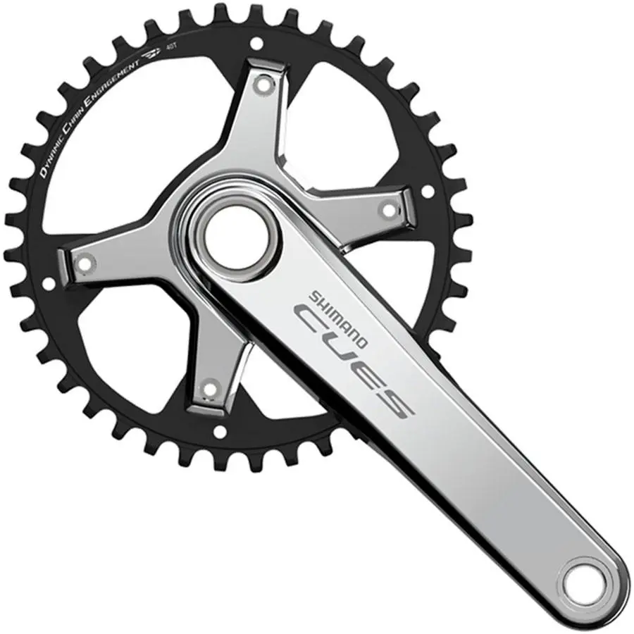 Shimano Cues FC-U6030-1 Crankset 9 Speed 170mm 40T 110BCD Silver