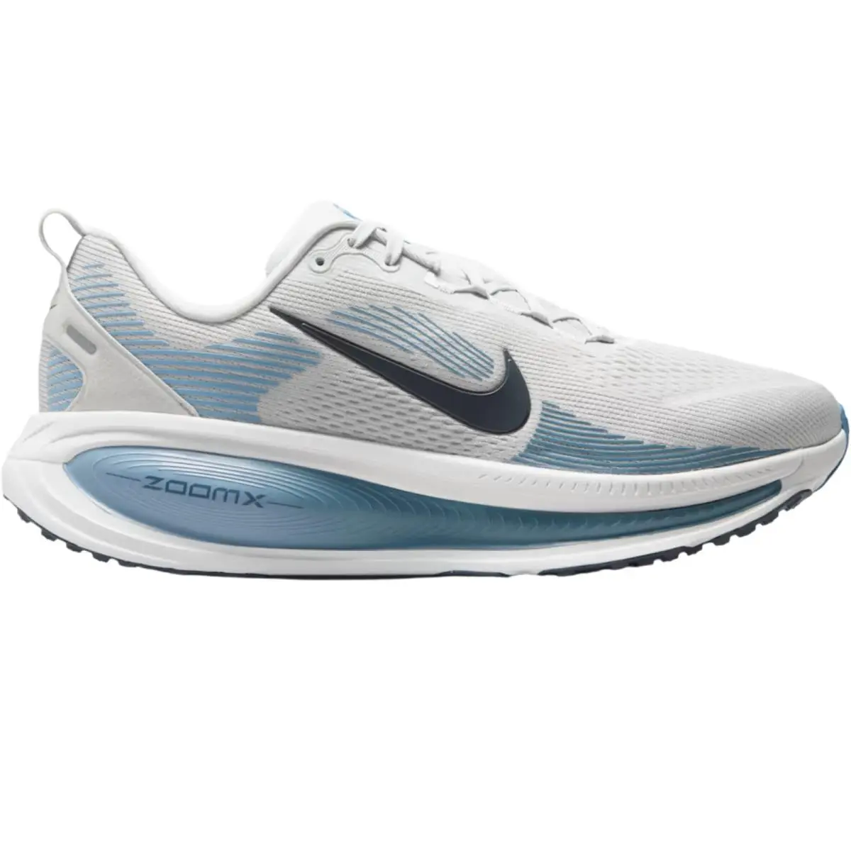 Vomero 18 Men Running Shoe Size 7-14 Colors Athletic Casual Grey Fog/Off White/Work Blue/Dark Obsidian by Nike