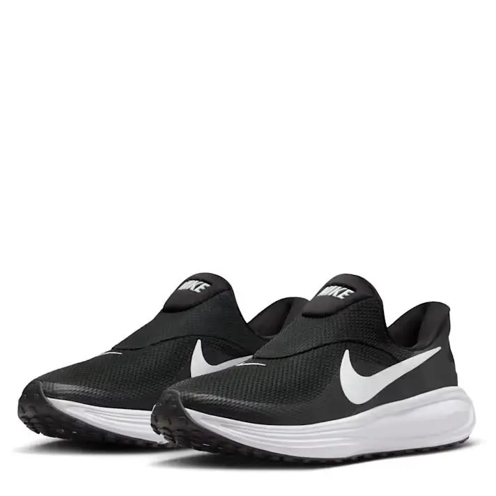 Nike Men`s Revolution 8 Slip ON Super Lightweight Sneaker Shoe - Black