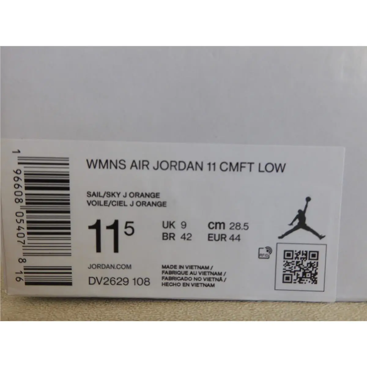 Nike shoes - Air Jordan 11 Low - Air Low - DV2629-108 - Orange 22