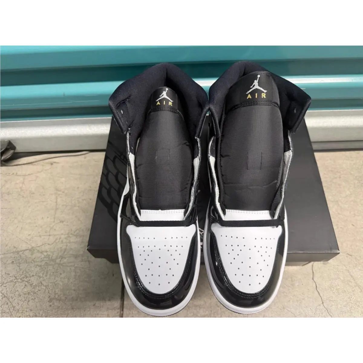 Nike shoes - Nike Air Jordan 1 - Air - HV0789-010 - Black 8