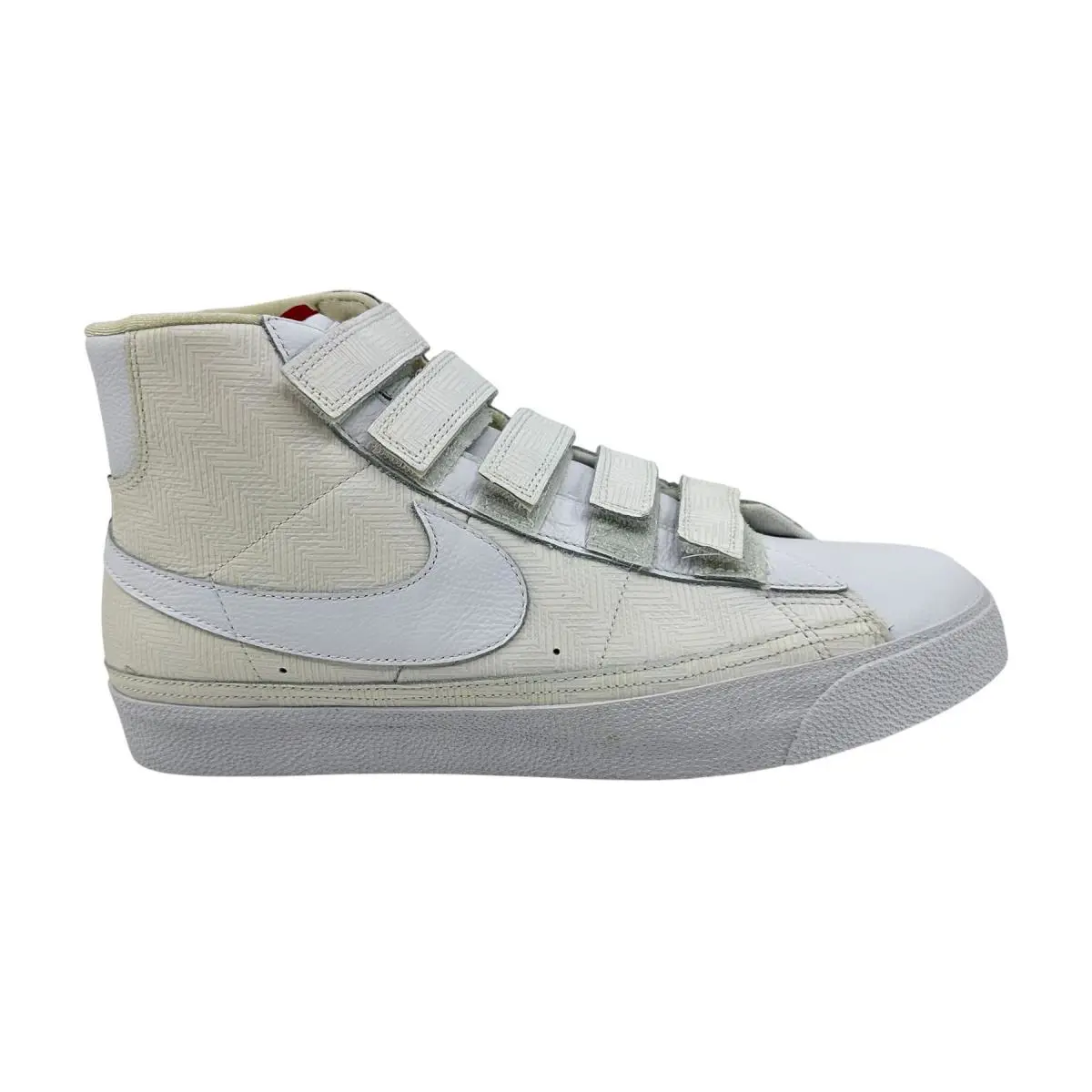 Nike Blazer AC High White Varsity Red Green Mens Athletic Sneaker - White, Manufacturer: White Varsity Red Green