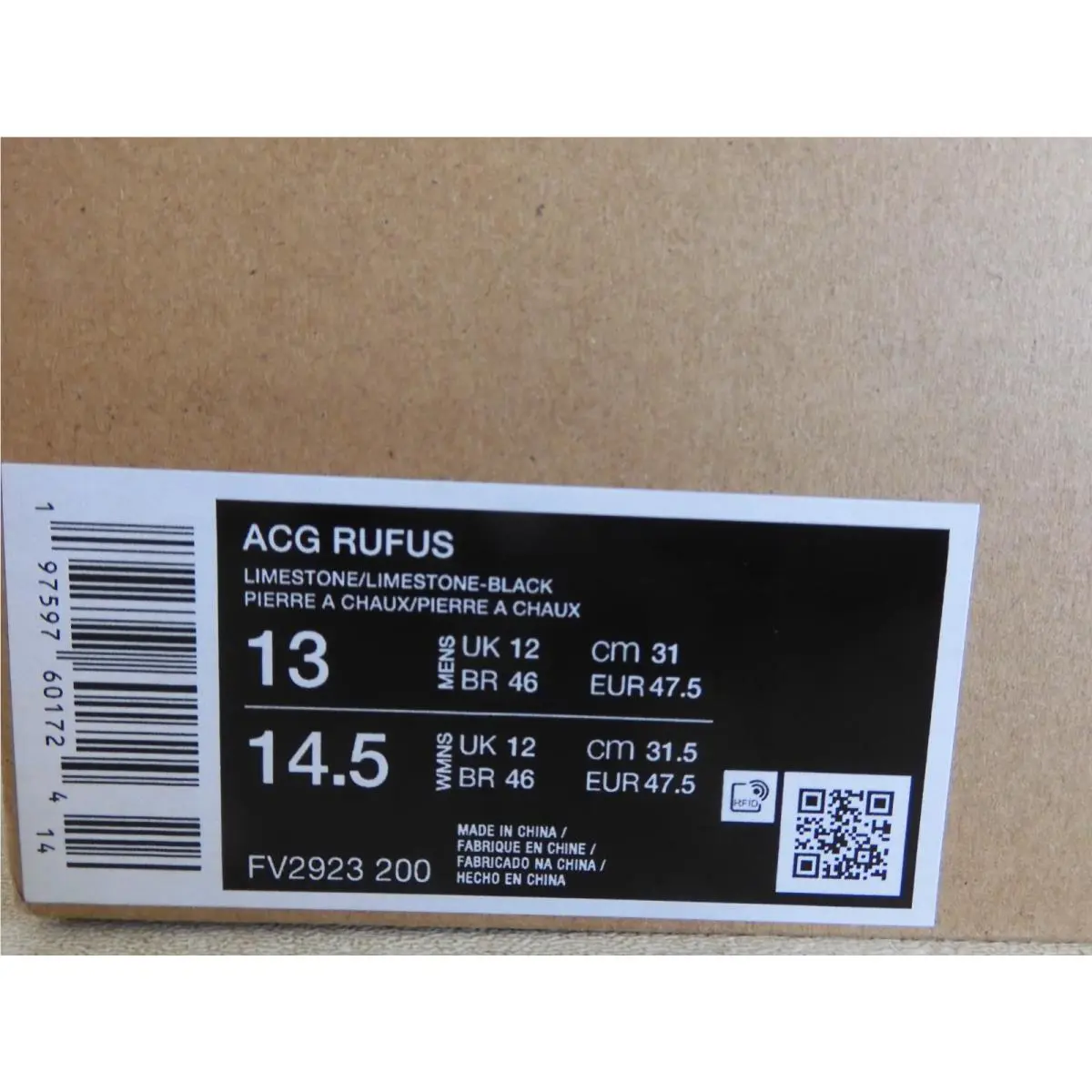 Nike shoes - Nike ACG Rufus - ACG Rufus - FV2923-200 - Brown 30