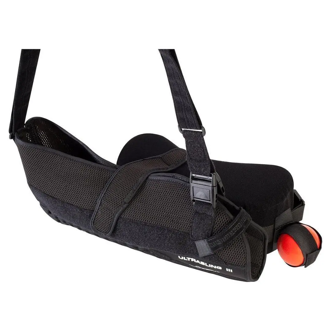 Donjoy Ultrasling Iii Shoulder Support Sling De Rotation Strap Medium Black