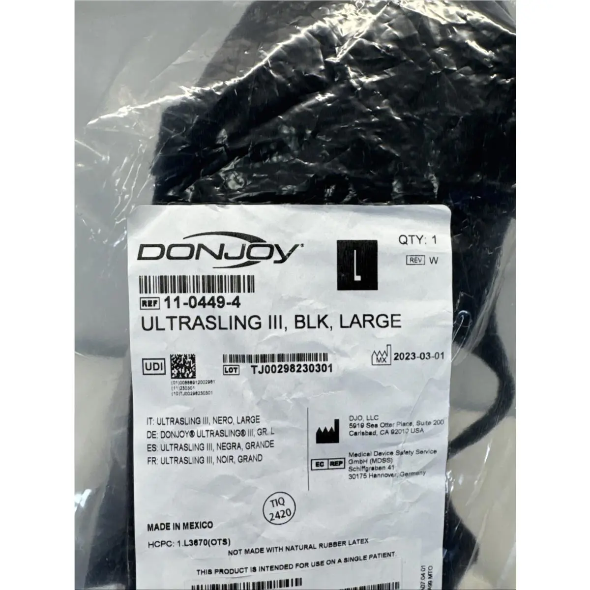 DonJoy  - 11-0449-3 - 11-0449-3 - Black 0