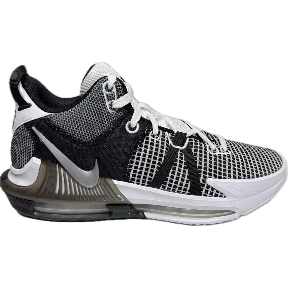 Nike shoes - Nike LeBron Witness - LeBron Witness - DM1123 100 - WHITE /METALLIC SILVER BLACK 5