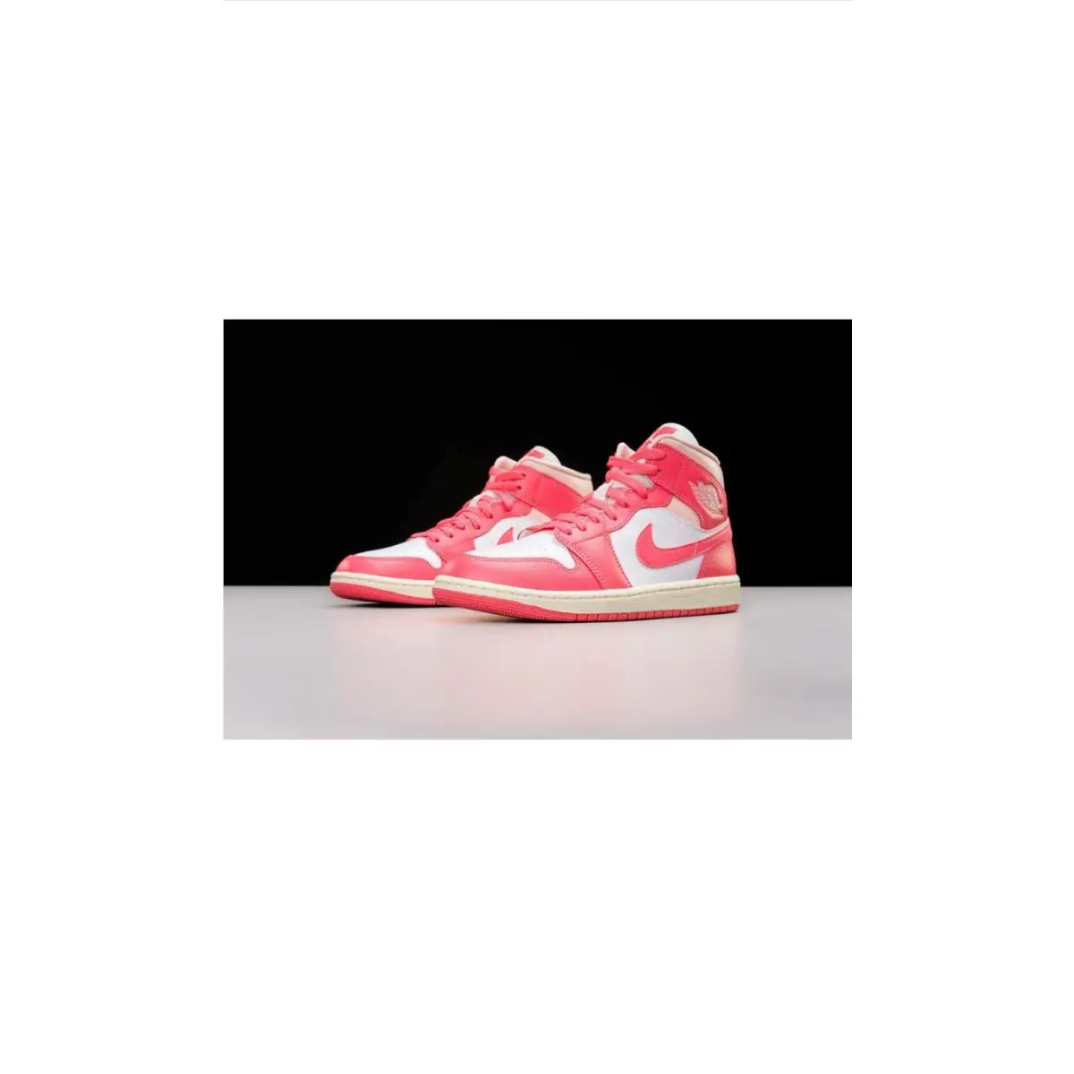 Nike shoes - Air Jordan 1 Mid - Air Mid - White Sea Coral Atmosphere Sail 3