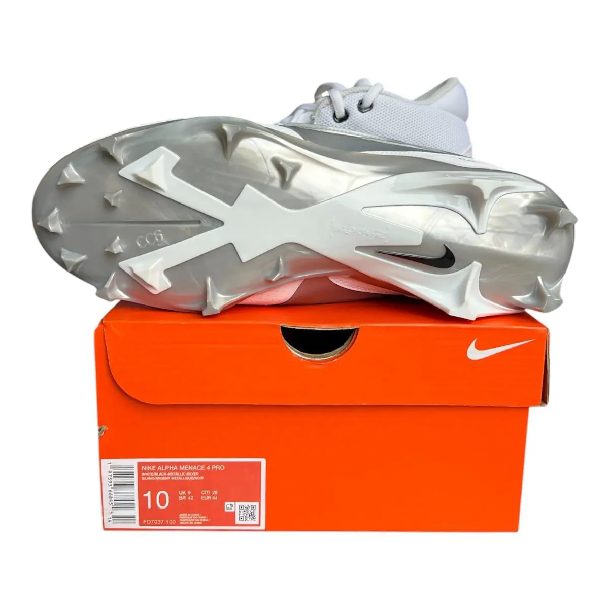 Nike shoes - Nike Alpha Menace 4 Pro - White/Black 3