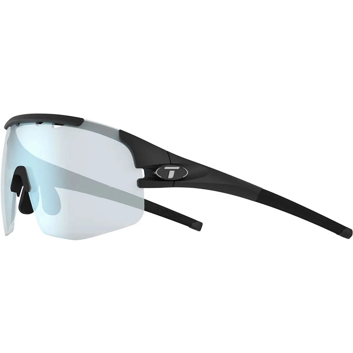 Optics Sledge Lite Photochromic Sunglasses Matte Black/clarion Blue Fotot by Tifosi