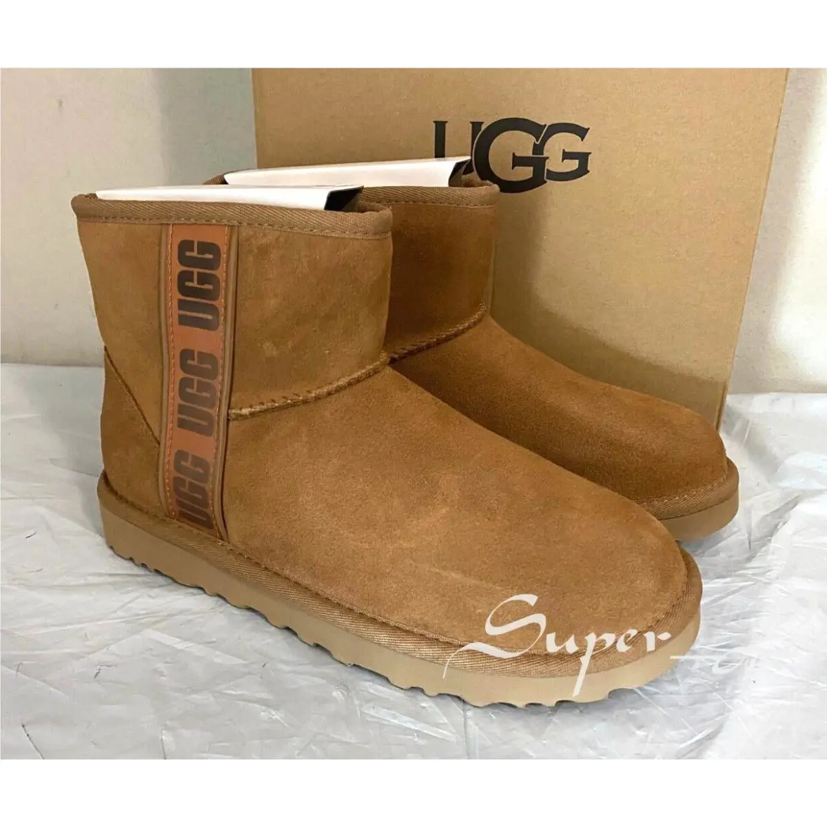 UGG shoes - UGG Australia Classic Mini Side Logo - Chestnut 0