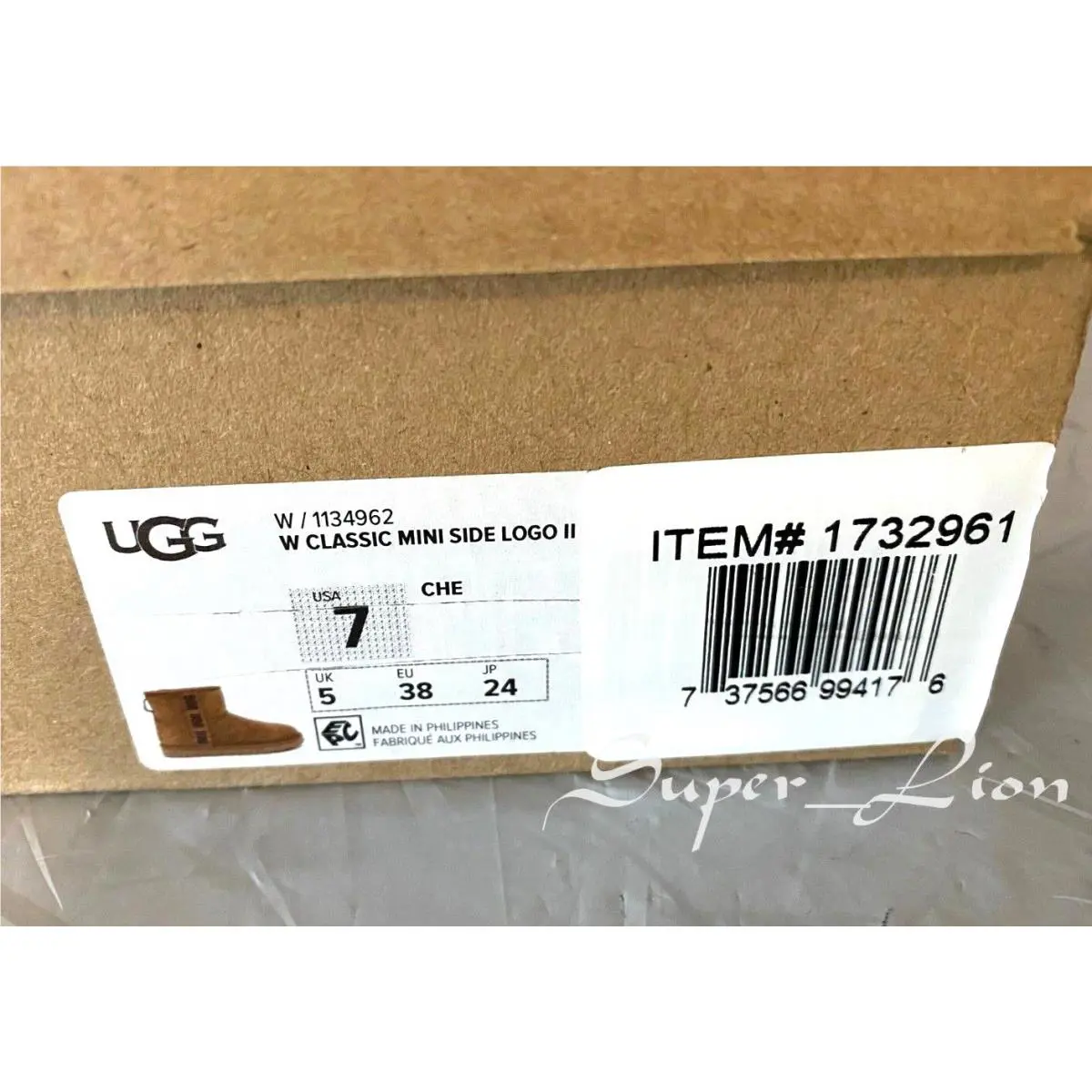 UGG shoes - UGG Australia Classic Mini Side Logo - Chestnut 14