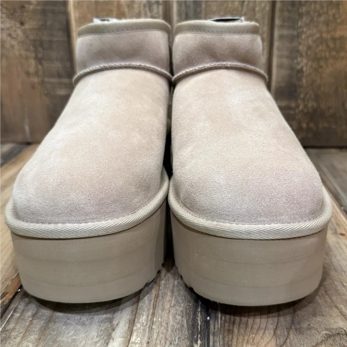 UGG shoes - Classic Ultra Mini Platform - Classic Ultra Mini Platform - 1135092 - Beige (UPC: 195719883485) 4