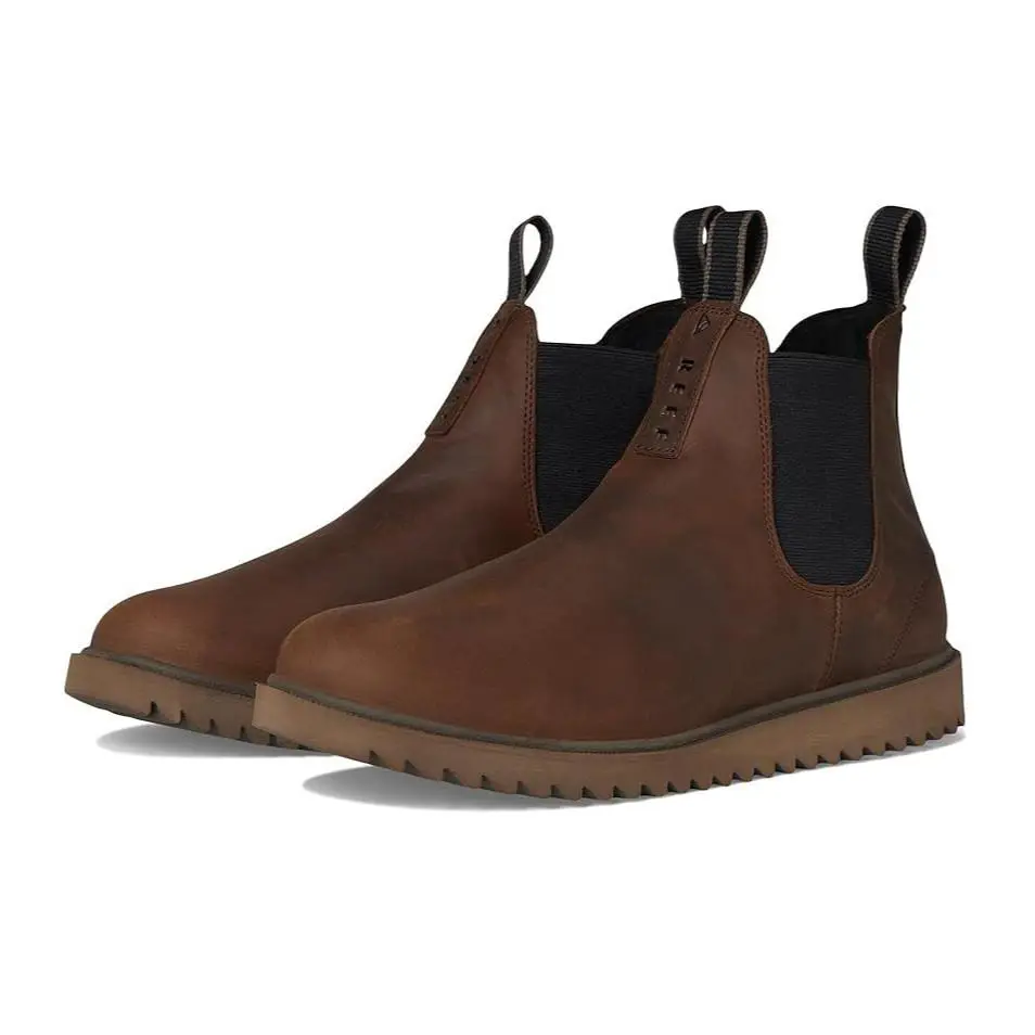 Reef Otis Boots Premium Leather Footbed Ankle Shoe CJ5559 Brown LE Men 11 Eur 44