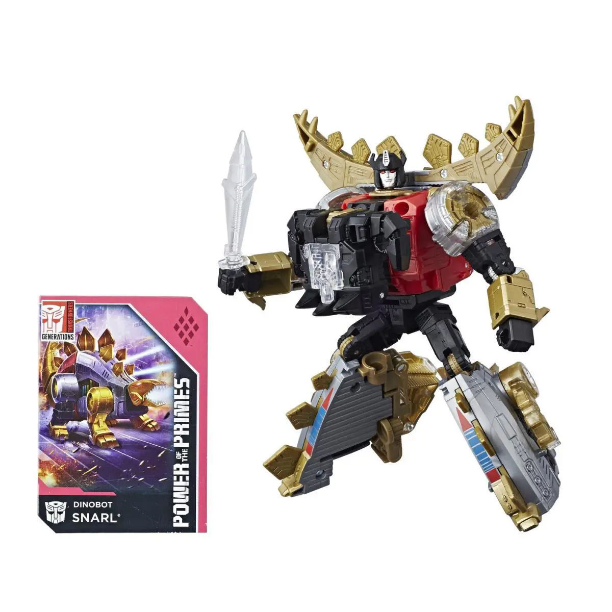Transformers Generations Power of The Primes Deluxe Class Dinobot Snarl